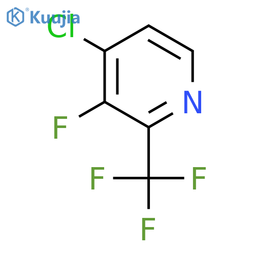 4-Chloro-3-fluoro-2-(trifluoromethyl)pyridine structure