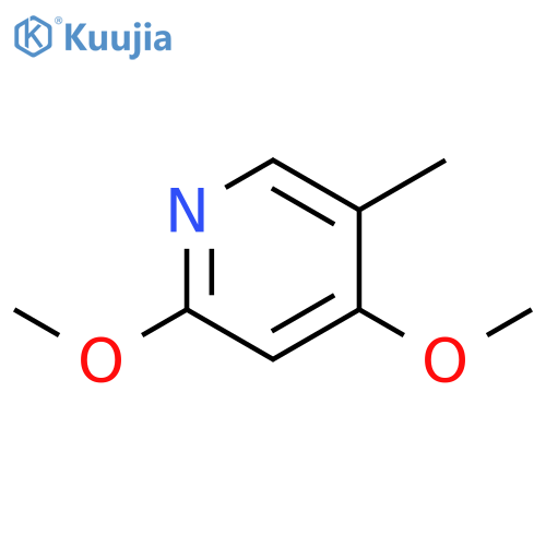 2,4-dimethoxy-5-methylpyridine structure