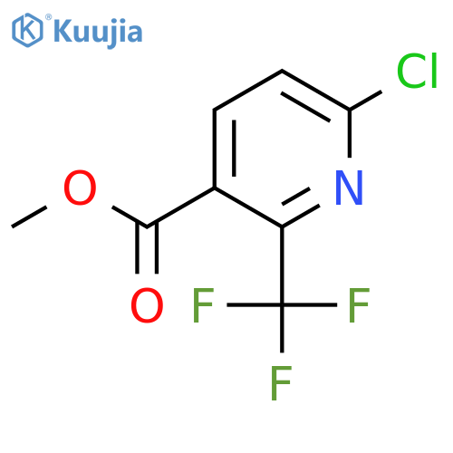 Methyl 6-chloro-2-(trifluoromethyl)nicotinate structure