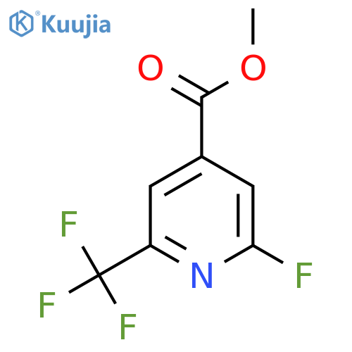 Methyl 2-fluoro-6-(trifluoromethyl)isonicotinate structure