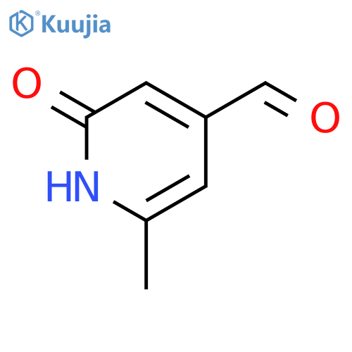 2-methyl-6-oxo-1H-pyridine-4-carbaldehyde structure
