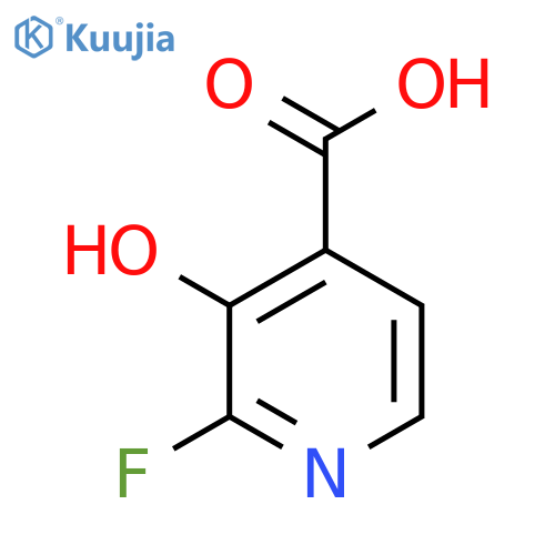2-Fluoro-3-hydroxyisonicotinic acid structure