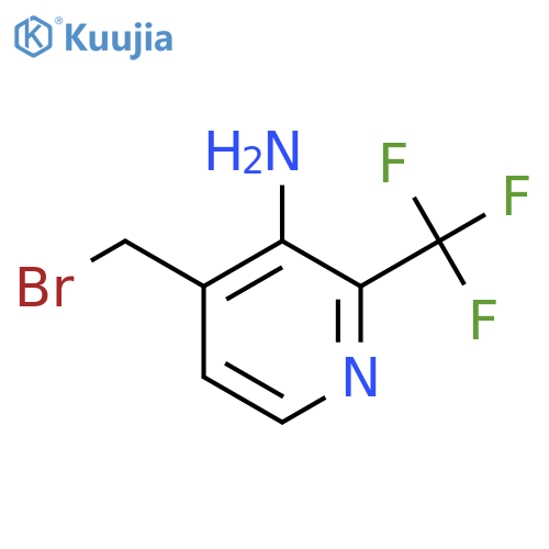 3-Amino-4-bromomethyl-2-(trifluoromethyl)pyridine structure