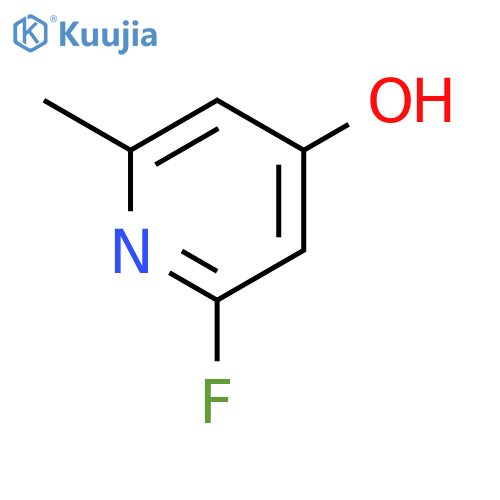 2-fluoro-6-Methylpyridin-4-ol structure