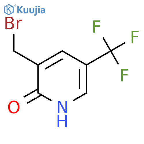 3-Bromomethyl-2-hydroxy-5-(trifluoromethyl)pyridine structure