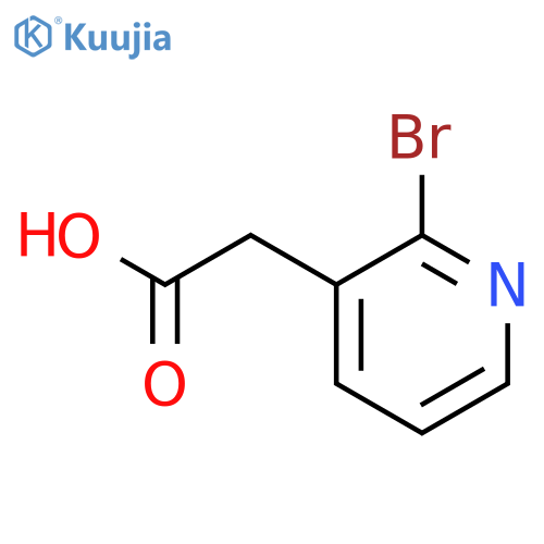 2-(2-Bromopyridin-3-yl)acetic Acid structure