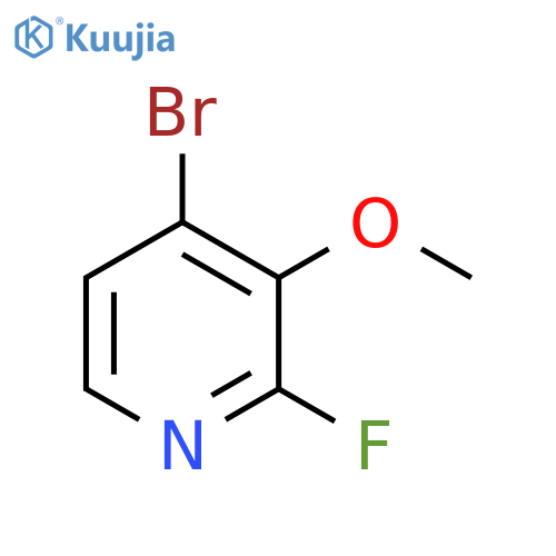 4-bromo-2-fluoro-3-methoxypyridine structure