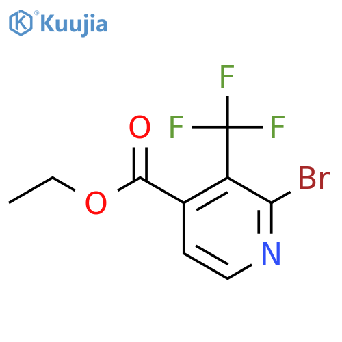 ethyl 2-bromo-3-(trifluoromethyl)pyridine-4-carboxylate structure