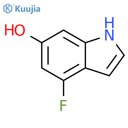 4-Fluoro-1H-indol-6-ol structure