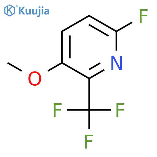 6-Fluoro-3-methoxy-2-(trifluoromethyl)pyridine structure