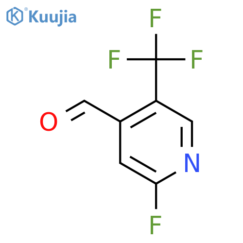 2-Fluoro-5-(trifluoromethyl)isonicotinaldehyde structure