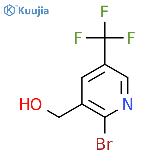 2-Bromo-5-(trifluoromethyl)pyridine-3-methanol structure