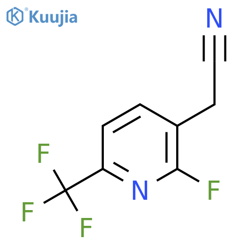 2-Fluoro-6-(trifluoromethyl)pyridine-3-acetonitrile structure