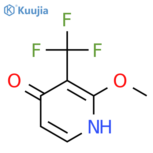 4-Hydroxy-2-methoxy-3-(trifluoromethyl)pyridine structure