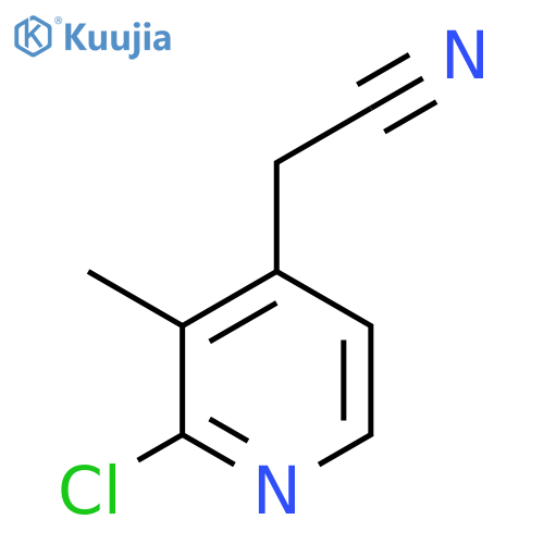 2-Chloro-3-methylpyridine-4-acetonitrile structure