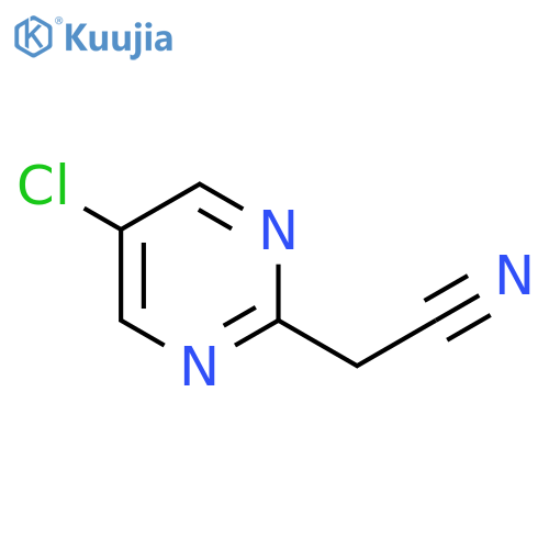 2-(5-Chloropyrimidin-2-yl)acetonitrile structure