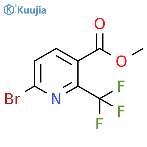 methyl 6-bromo-2-(trifluoromethyl)pyridine-3-carboxylate structure