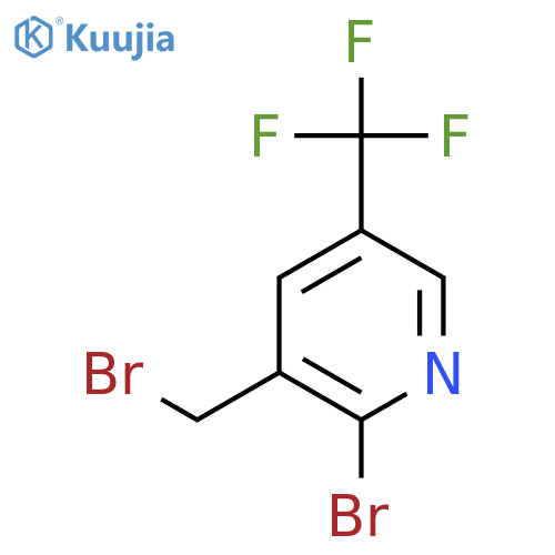 2-Bromo-3-bromomethyl-5-(trifluoromethyl)pyridine structure