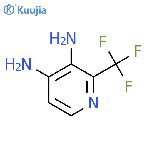 3,4-Diamino-2-(trifluoromethyl)pyridine structure