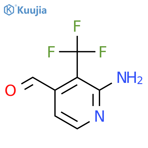 2-Amino-3-(trifluoromethyl)isonicotinaldehyde structure