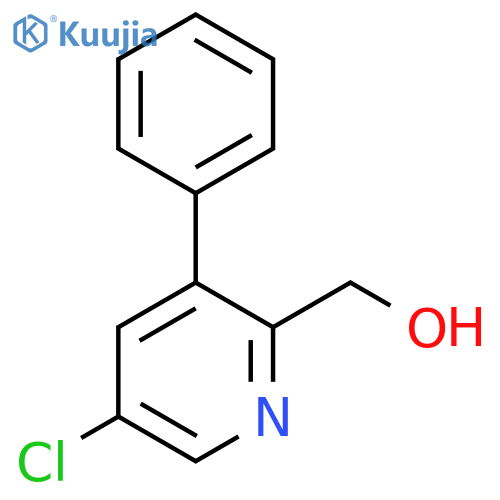 5-Chloro-3-phenylpyridine-2-methanol structure