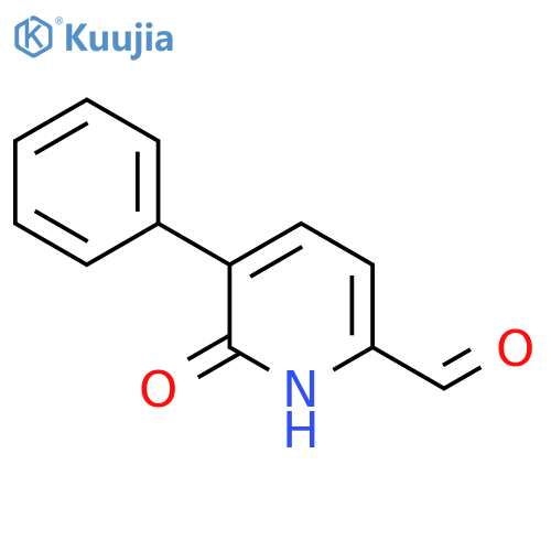6-Hydroxy-5-phenylpicolinaldehyde structure