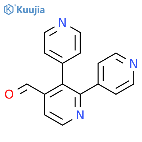 2,3-Di(pyridin-4-yl)isonicotinaldehyde structure