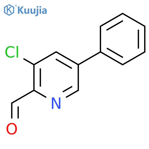 3-Chloro-5-phenylpicolinaldehyde structure