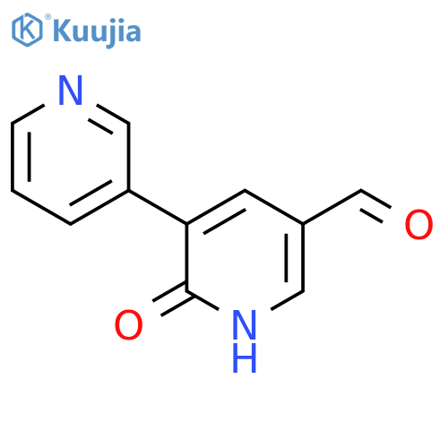 6-Hydroxy-5-(pyridin-3-yl)nicotinaldehyde structure