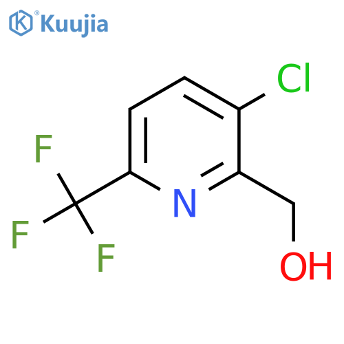 3-Chloro-6-(trifluoromethyl)pyridine-2-methanol structure