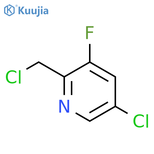 5-chloro-2-(chloromethyl)-3-fluoropyridine structure