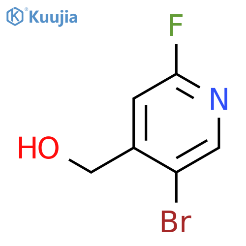 (5-Bromo-2-fluoropyridin-4-yl)methanol structure