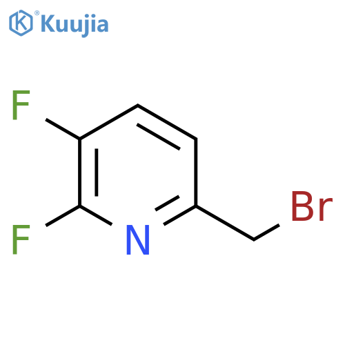 2-Bromomethyl-5,6-difluoropyridine structure