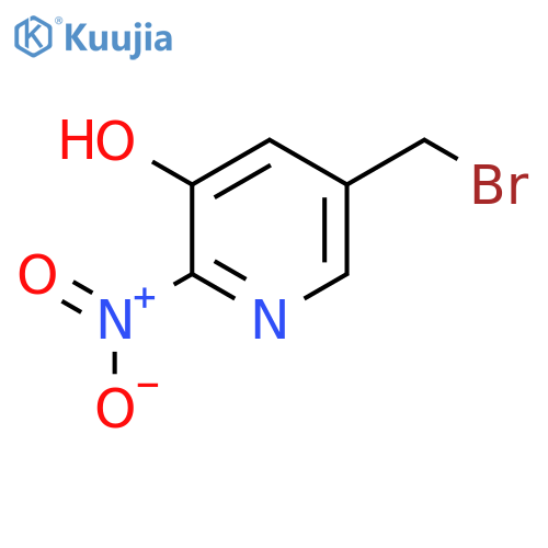 3-Bromomethyl-5-hydroxy-6-nitropyridine structure