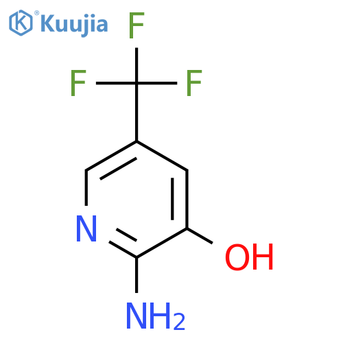 2-Amino-5-(trifluoromethyl)pyridin-3-ol structure