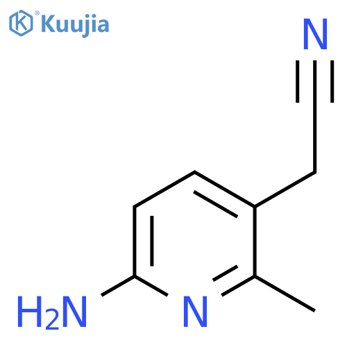 6-Amino-2-methylpyridine-3-acetonitrile structure