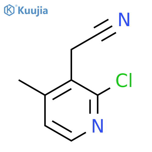 2-Chloro-4-methylpyridine-3-acetonitrile structure