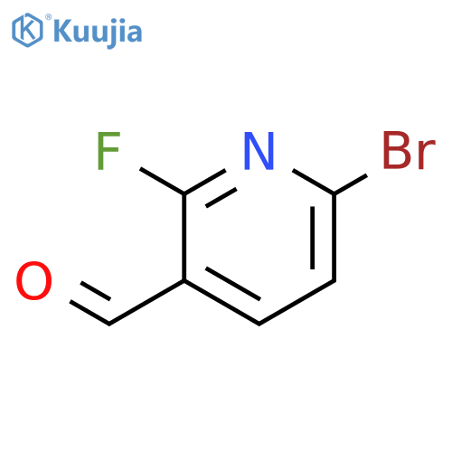 6-bromo-2-fluoropyridine-3-carbaldehyde structure