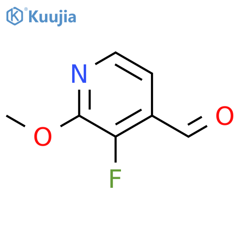 3-fluoro-2-methoxypyridine-4-carbaldehyde structure