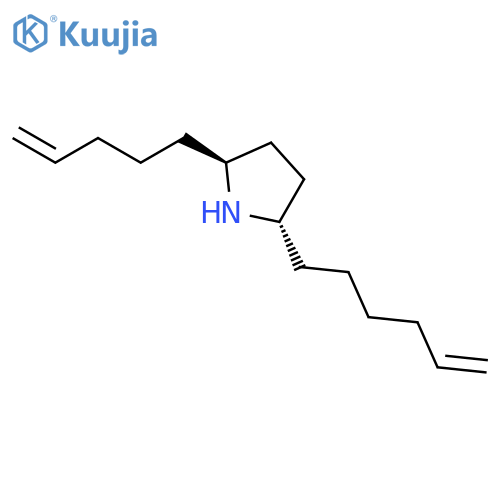 PYRROLIDINE, 2-(5-HEXENYL)-5-(4-PENTENYL)-, TRANS- structure