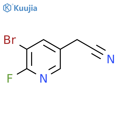 5-broMo-6-fluoropicolinonitrile structure