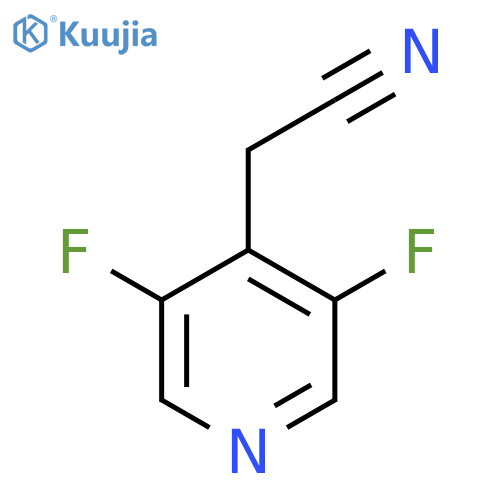 2-(3,5-difluoropyridin-4-yl)acetonitrile structure