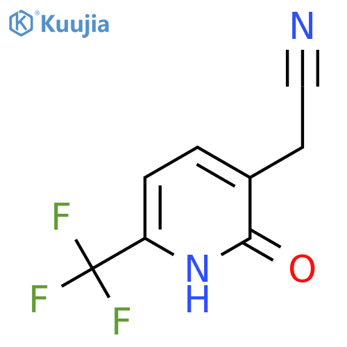 2-Hydroxy-6-(trifluoromethyl)pyridine-3-acetonitrile structure