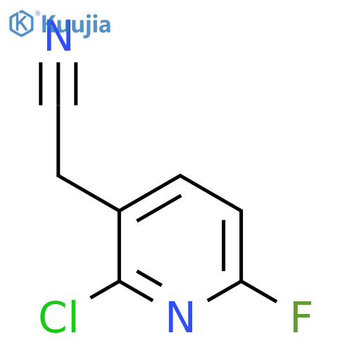 2-Chloro-6-fluoropyridine-3-acetonitrile structure