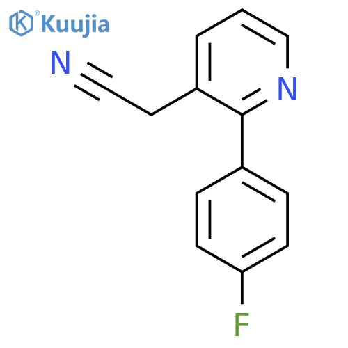 2-(4-Fluorophenyl)pyridine-3-acetonitrile structure