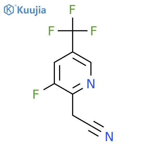 3-Fluoro-5-(trifluoromethyl)pyridine-2-acetonitrile structure