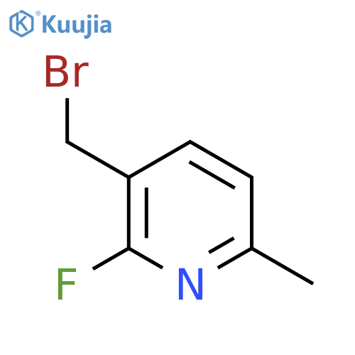 3-(Bromomethyl)-2-fluoro-6-methylpyridine structure
