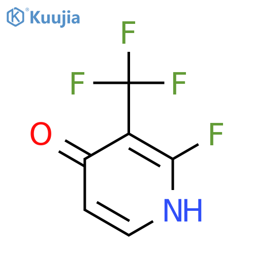 2-Fluoro-4-hydroxy-3-(trifluoromethyl)pyridine structure
