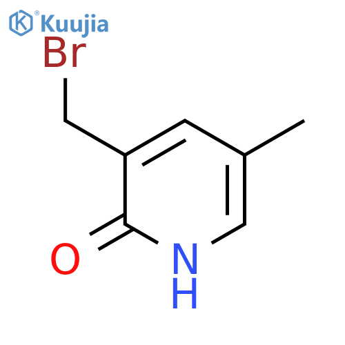 3-Bromomethyl-2-hydroxy-5-methylpyridine structure