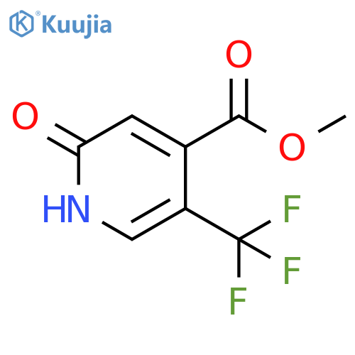 Methyl 2-hydroxy-5-(trifluoromethyl)isonicotinate structure